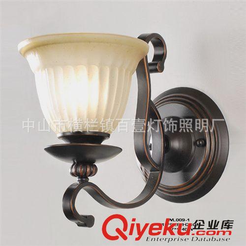 廠家批發(fā)樹脂壁燈現(xiàn)代簡約壁燈中山臥室燈具古鎮(zhèn)客廳燈飾原始圖片3