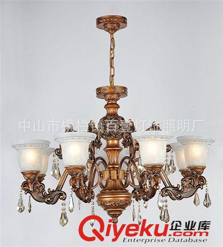 燈飾古鎮(zhèn)廠家批發(fā)歐式吊燈簡約吊燈樹脂客廳吊燈原始圖片2