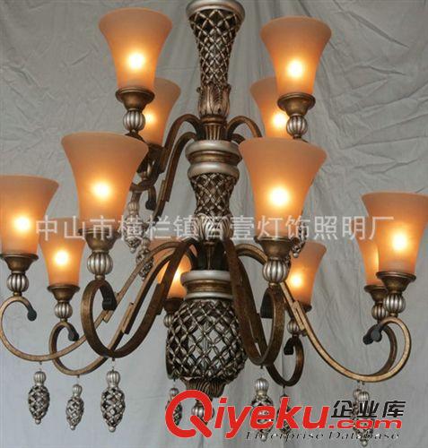 百壹燈飾中山古鎮(zhèn)燈具批發(fā) 歐式吊燈 客廳臥室酒店工程燈 餐廳燈原始圖片2