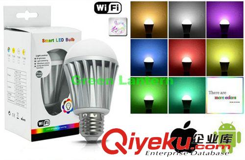 RGBW LED 球泡燈 LED智能球泡燈 WIFI LED RGB球泡燈 帶音樂控制