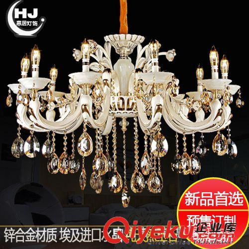 新品水晶吊燈 客廳玉石吊燈 別墅會(huì)所玉石吊燈/私人別墅燈具原始圖片2
