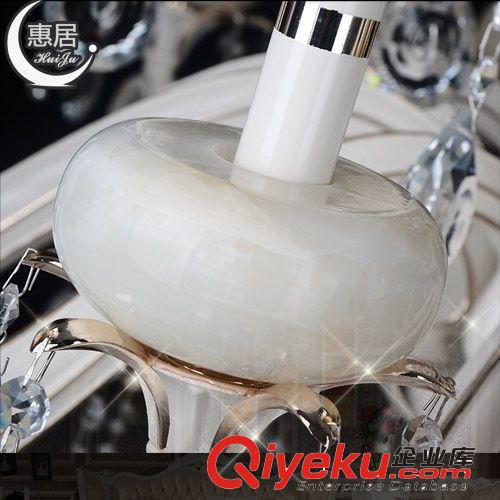 熱銷歐式水晶吊燈 玉石水晶燈鋅合金大廳客廳別墅大堂玉石吊燈原始圖片3