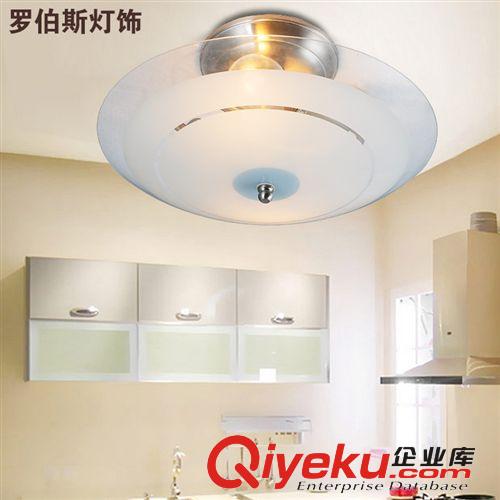 個(gè)性創(chuàng)意臥室燈 玻璃LED簡(jiǎn)約吸頂燈 廚衛(wèi)陽臺(tái)走廊過道燈原始圖片2