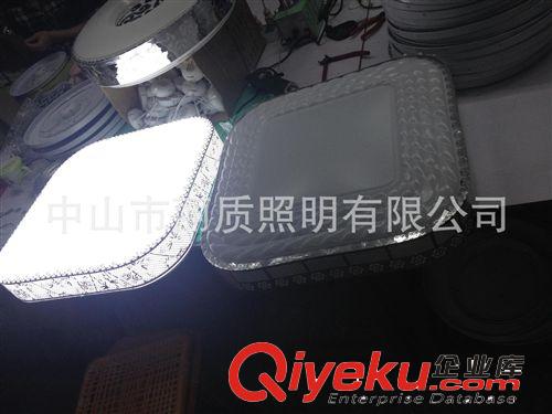 24w 熱賣不銹鋼邊框方形LED吸頂燈 LED室內(nèi)照明節(jié)能燈具