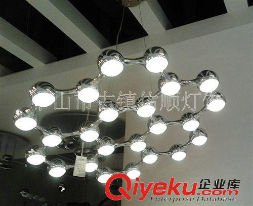 廠家熱銷 LED連體吊燈，分子吊燈 餐廳吊燈 歐式風(fēng)格吊燈原始圖片2