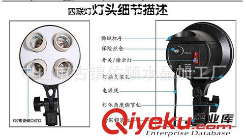 攝影燈泡套裝 拍照專用攝影燈 。攝影棚柔光箱套裝