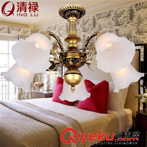 歐式吸頂燈,簡歐半吊燈,歐式燈具燈飾,客廳燈,臥室燈,五頭,餐廳燈原始圖片2