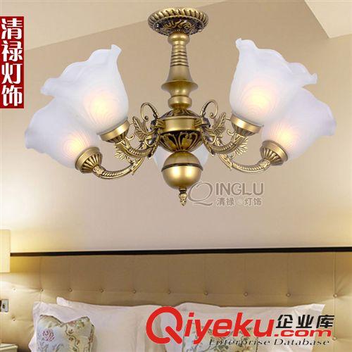 歐式吸頂燈,簡歐半吊燈,歐式燈具燈飾,客廳燈,臥室燈,五頭,餐廳燈原始圖片3