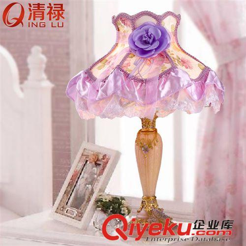 清祿紫粉紅色 臺燈 臥室 床頭 現代簡約時尚臺燈婚慶婚房結婚禮物原始圖片3