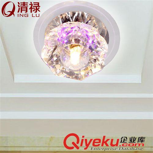清祿 壁燈 現(xiàn)代簡約水晶壁燈 墻壁燈 客廳燈玄關(guān)臥室門廳過道壁燈原始圖片2