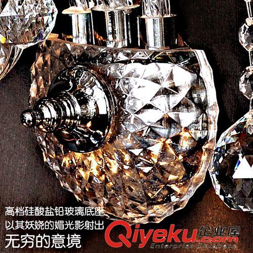 批發(fā)水晶壁燈 歐式水晶床頭燈創(chuàng)意鏡前燈墻壁臥室 燈具原始圖片3
