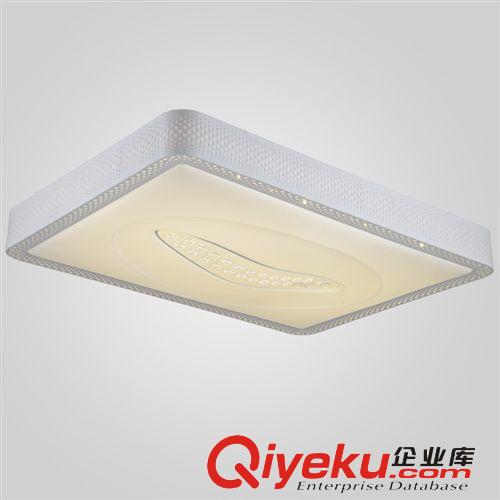 現(xiàn)代簡(jiǎn)約LED客廳吸頂燈七彩變光LED臥室房吸頂燈長(zhǎng)方形鐵藝吸頂燈
