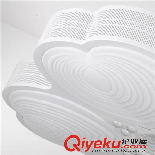 現代簡約臥室鐵藝LED吸頂溫馨房間燈餐廳書房燈飾愛心形LED吸頂燈