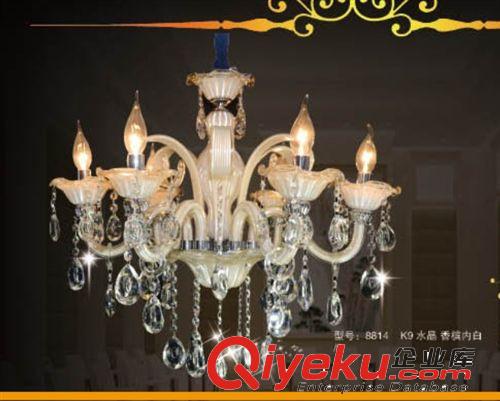 燈具燈飾照明蠟燭水晶吊燈LED燈 時尚歐式吊燈系列原始圖片2
