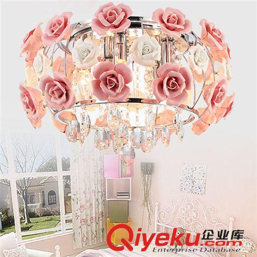 批發(fā)LED現(xiàn)代水晶吸頂燈圓形簡約臥室客廳燈中山古鎮(zhèn)燈具廠LZY870