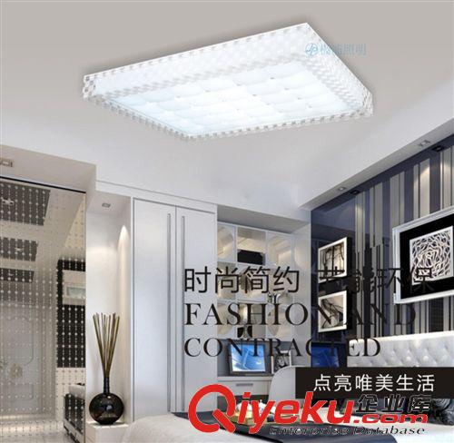 極浦簡約長方形客廳燈現代大氣臥室吸頂燈具 時尚led燈飾 8858-9原始圖片2
