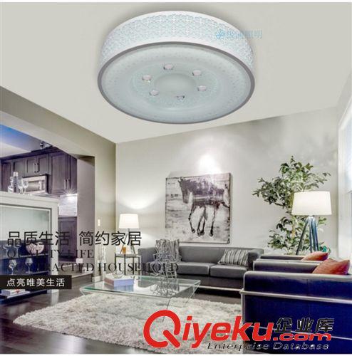 極浦吸頂燈  客廳燈 走廊燈 白色印小花燈15W/18W/22W現代簡約
