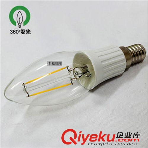 極浦led蠟燭燈泡尖泡球泡 鎢絲LED球泡燈lamp節(jié)能吊燈超亮原始圖片3