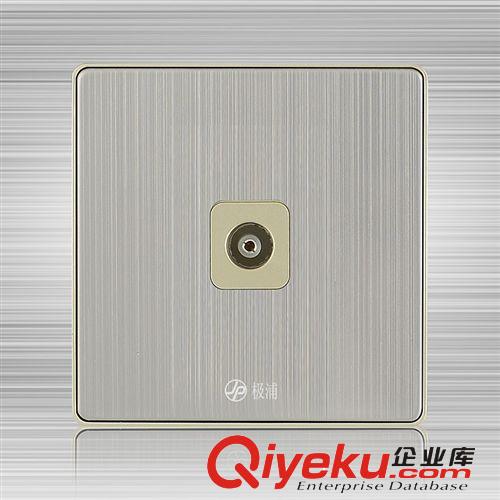 極浦86型墻壁開(kāi)關(guān)插座電源墻壁插座拉絲面板3眼16A空調(diào)插座