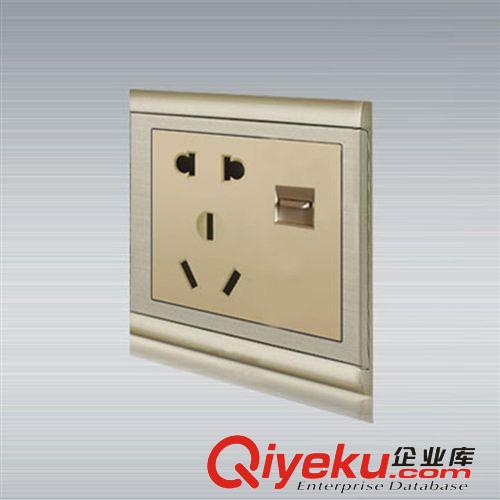 墻壁開關插座 五孔帶USB插座USB五孔變壓直流5V充電插座面板原始圖片2