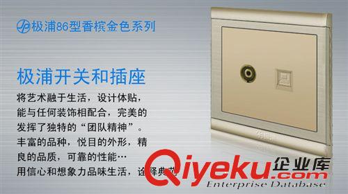 電視+網線插座 墻壁插座 86暗裝電視+網線/ 節能插座 不銹鋼插座原始圖片3