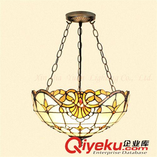 Tiffany lamp 40CM地中海豪華客廳臥室餐廳客房酒吧吧臺(tái)反吊燈