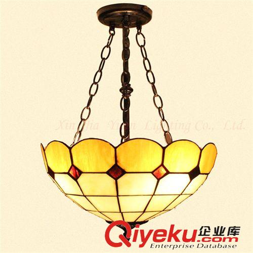 Tiffany lamp 40CM地中海豪華客廳臥室餐廳客房酒吧吧臺(tái)反吊燈