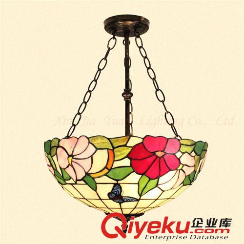 客廳臥室餐廳客房酒吧吧臺(tái)蒂凡尼反吊燈 工廠Tiffany lamp 40CM