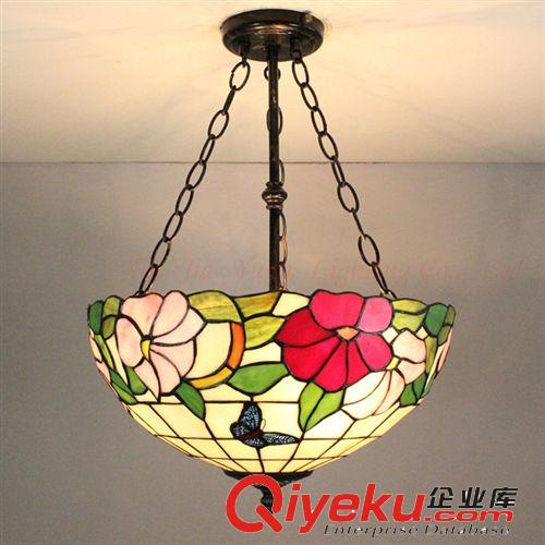 客廳臥室餐廳客房酒吧吧臺(tái)蒂凡尼反吊燈 工廠Tiffany lamp 40CM原始圖片3