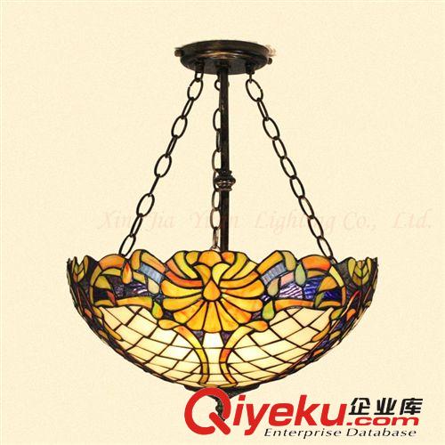 客廳臥室餐廳客房酒吧吧臺(tái)蒂凡尼反吊燈 工廠Tiffany lamp 40CM