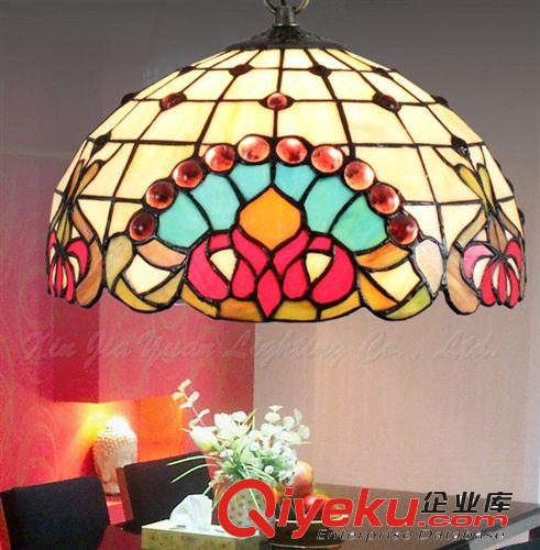 歐式gd地中海餐廳Tiffany blue droplight臥室現代藍色反式吊燈