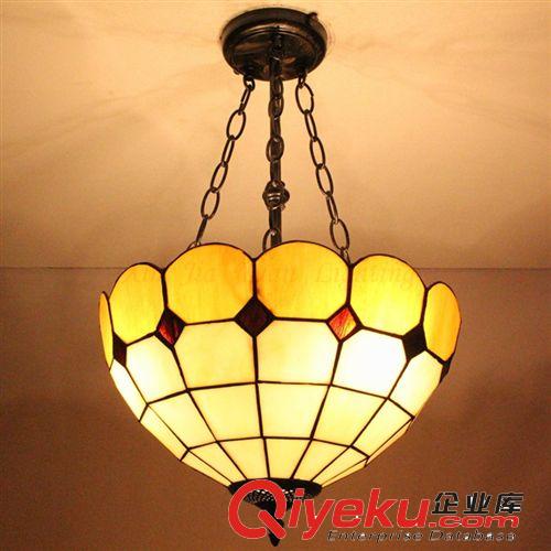Tiffany lamp 40CM地中海豪華客廳臥室餐廳客房酒吧吧臺反吊燈原始圖片3
