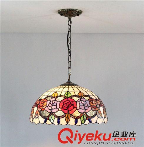 帝凡尼玫瑰花吊燈歐式鐵藝燈具客廳燈餐廳燈臥室燈田園美式鄉村燈原始圖片2