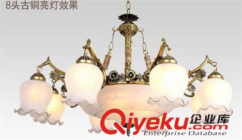 8頭復式樓歐式大吊燈、客廳歐式燈、吸頂歐式燈、簡歐、復古歐式原始圖片3