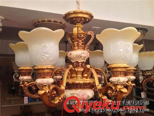 8頭  6頭  三層歐式吊燈、別墅復(fù)式樓歐式燈、客廳歐式燈原始圖片3