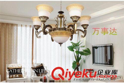 復(fù)式樓現(xiàn)代歐式燈 客廳吊燈  吸頂燈 簡約歐式燈  復(fù)古歐式燈6頭原始圖片3