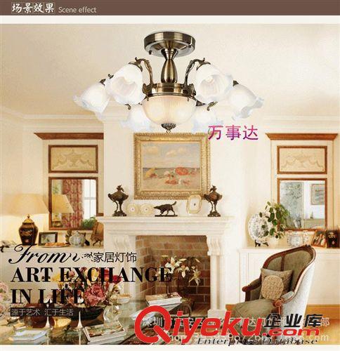 6+3tj臥室歐式燈、書房歐式燈、客廳臥室燈、吸頂歐式燈原始圖片2
