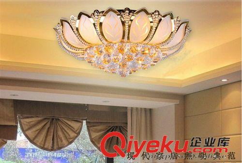 LED傳統水晶燈、蓮花客廳燈、蓮花臥室水晶燈原始圖片2