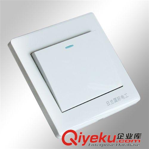 【供應】墻壁開關 C180暗裝墻壁開關 一位開關單控家用開關批發原始圖片2