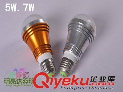 3W5W7W 金色銀色 LED球泡燈zggd豪宒LED燈泡 彰顯大氣豪華