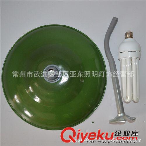 廠家直銷 鋁制綠色燈罩工礦燈罩廠房車間倉(cāng)庫(kù)鋁罩珠光罩節(jié)能燈罩原始圖片2