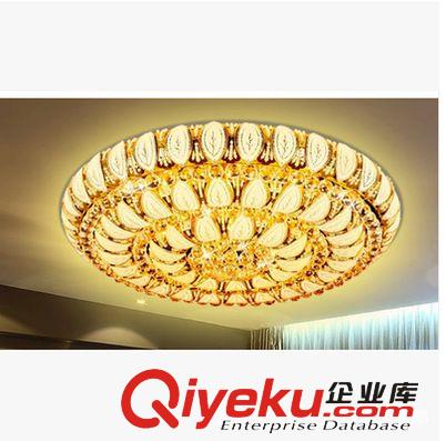 新款客廳燈水晶燈LED吸頂燈現(xiàn)代時(shí)尚臥室燈具聚寶盆水晶燈