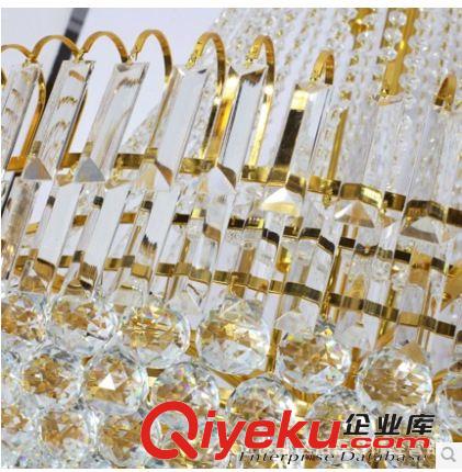 客廳大吊燈金色水晶吊燈客廳燈餐廳燈臥室燈現(xiàn)代中式原始圖片2