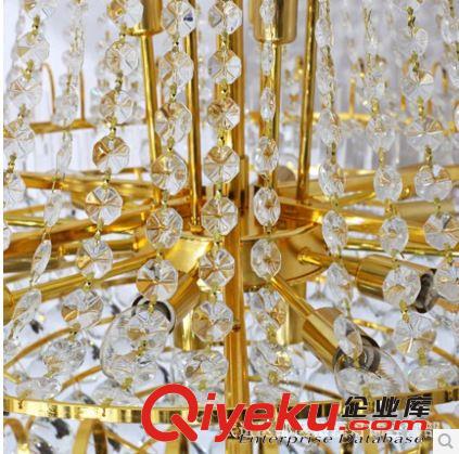 客廳大吊燈金色水晶吊燈客廳燈餐廳燈臥室燈現(xiàn)代中式原始圖片3