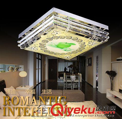 燈具燈飾 客廳水晶燈  gdLED吸頂燈 臥室燈 簡約現代燈 正方形