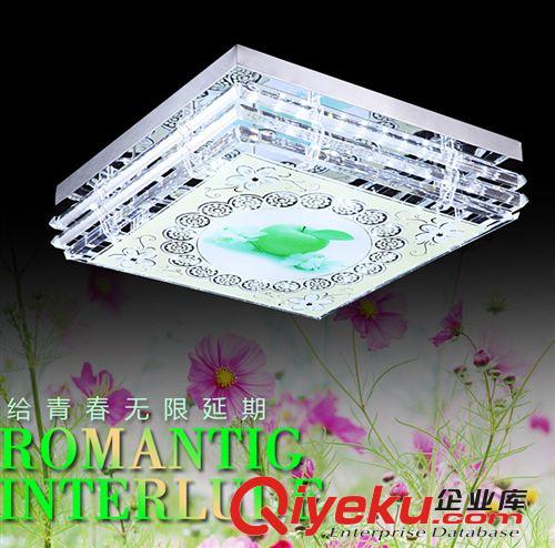 燈具燈飾 客廳水晶燈  高端LED吸頂燈 臥室燈 簡約現(xiàn)代燈 正方形原始圖片2