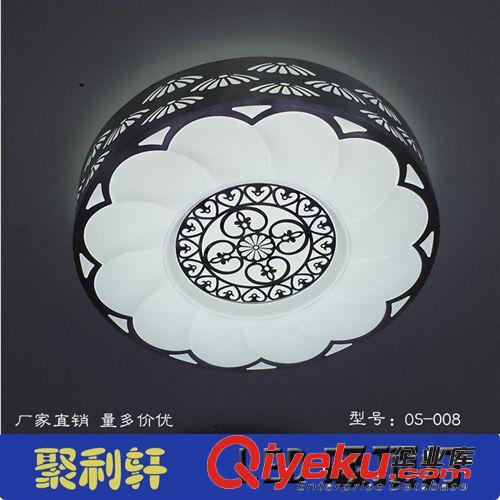 廠家熱賣 現代簡約LED環保節能吸頂燈 不銹鋼雕花亞克力房間燈