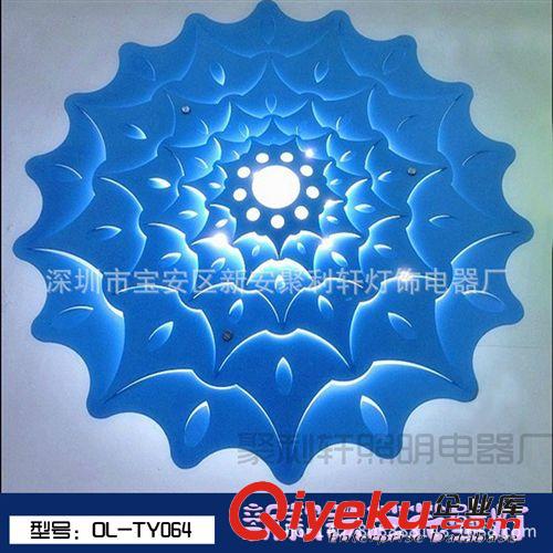 廠家直銷  立體雕花鐵藝花壁燈 LED休閑會所裝飾照明燈具TY064