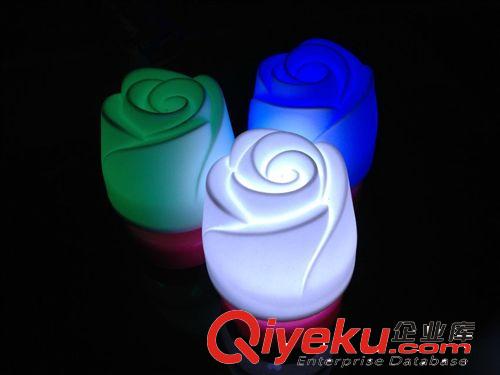 玫瑰花拍拍臺燈 韓版臥室led節(jié)能燈 創(chuàng)新小夜燈  韓版拍拍燈原始圖片3