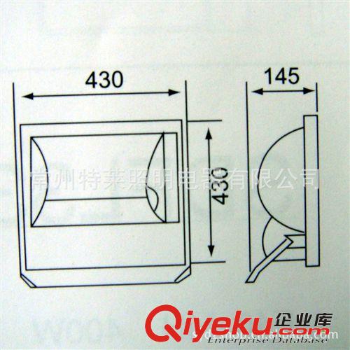 電器質保3年建筑投光燈 泛光燈YQFL330B TG168投光燈具250w 400W